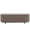 Safavieh Couture Jaymie Boucle Storage Bench In Brown