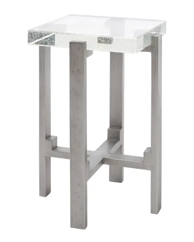 Safavieh Couture Jazlyn Square Bubble Glass Table In Multi