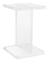 Safavieh Couture Jennabeth Acrylic Accent Table In Clear