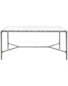 Safavieh Couture Jessa Metal Coffee Table In Silver