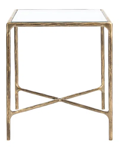 SAFAVIEH COUTURE SAFAVIEH COUTURE JESSA METAL SQUARE END TABLE