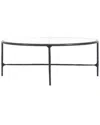 Safavieh Couture Jessa Oval Metal Coffee Table