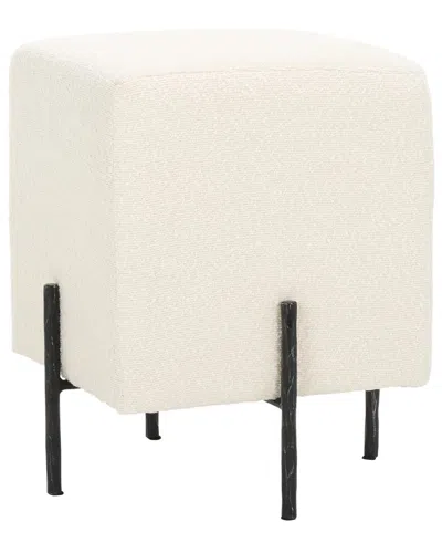 SAFAVIEH COUTURE SAFAVIEH COUTURE JESSA SQUARE BOUCLE OTTOMAN