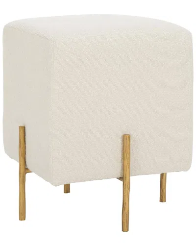 SAFAVIEH COUTURE SAFAVIEH COUTURE JESSA SQUARE BOUCLE OTTOMAN