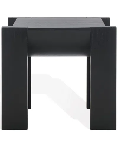 Safavieh Couture Jessandria Wood Accent Table In Black