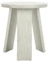Safavieh Couture Julianna Wood Accent Table In White