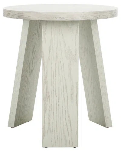 Safavieh Couture Julianna Wood Accent Table In White