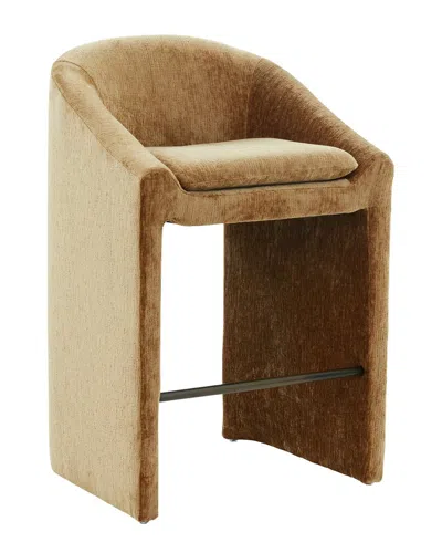 Safavieh Couture Kagan Chenille Barstool In Multi