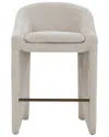 Safavieh Couture Kagan Chenille Barstool In White