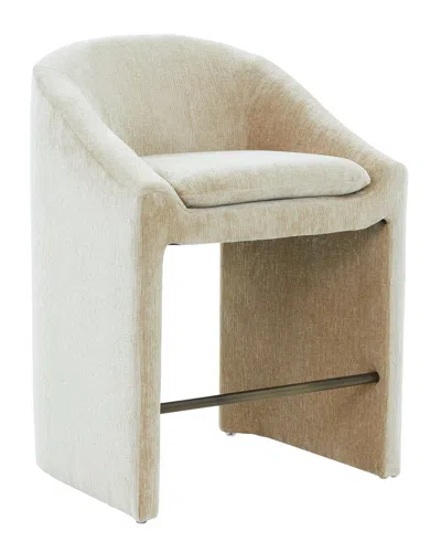 Safavieh Couture Kagan Chenille Counter Stool In Neutral