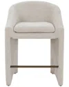 Safavieh Couture Kagan Chenille Barstool In White