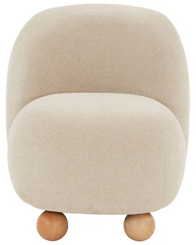 Safavieh Couture Kalia Boucle Accent Chair In Brown