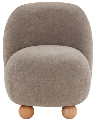 Safavieh Couture Kalia Boucle Accent Chair In Brown
