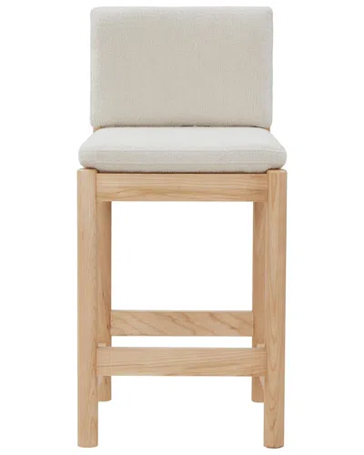 Safavieh Couture Kalmia Boucle Counter Stool In Neutral