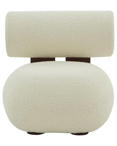 Safavieh Couture Kamaria Modern Teddy Accent Chair In White