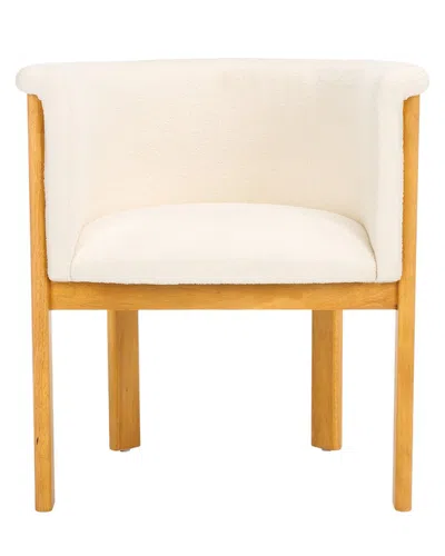 Safavieh Couture Katemarie Boucle Arm Chair In Brown