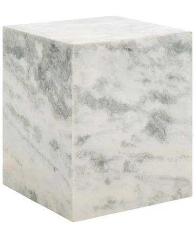 SAFAVIEH COUTURE SAFAVIEH COUTURE KATHARINA MARBLE PLINTH ACCENT TABLE