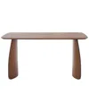 Safavieh Couture Kayleen Rectangle Wood Dining Table In Brown