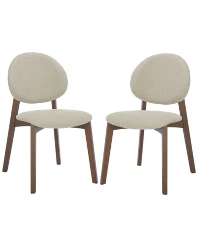 Safavieh Couture Kayleen Wood Dining Chair In White