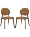 Safavieh Couture Kayleen Wood Dining Chair In Brown