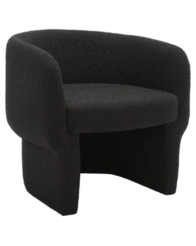 Safavieh Couture Safavieh Kellyanne Boucle Modern Accent Chair In Black