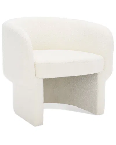 Safavieh Couture Kellyanne Boucle Modern Accent Chair In Ivory