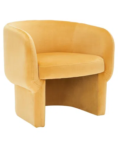 Safavieh Couture Safavieh Kellyanne Modern Accent Chair In Mustard