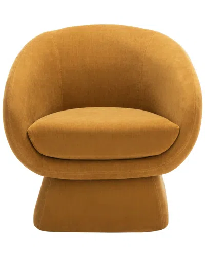 Safavieh Couture Kiana Modern Accent Chair In Gold