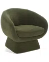 Safavieh Couture Kiana Modern Olive Accent Chair In Green