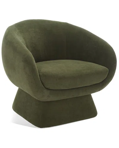 Safavieh Couture Kiana Modern Olive Accent Chair In Green