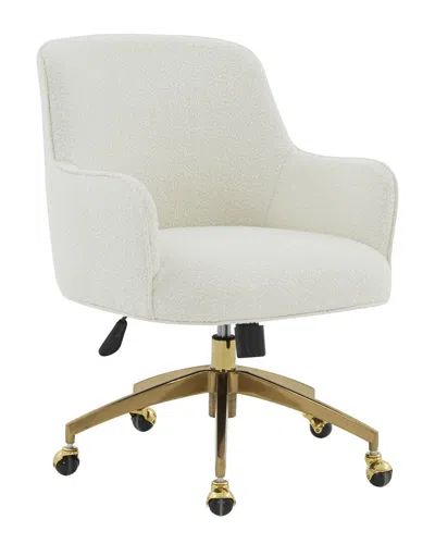 Safavieh Couture Kierstin Adjustable Desk Chair In White