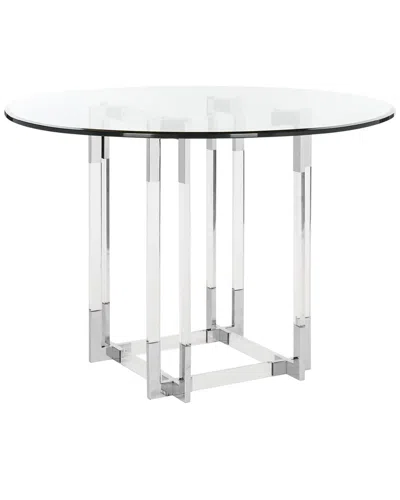 Safavieh Couture Koryn Round Dining Table In White