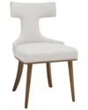 Safavieh Couture Krisalyn Linen Dining Chair In Taupe