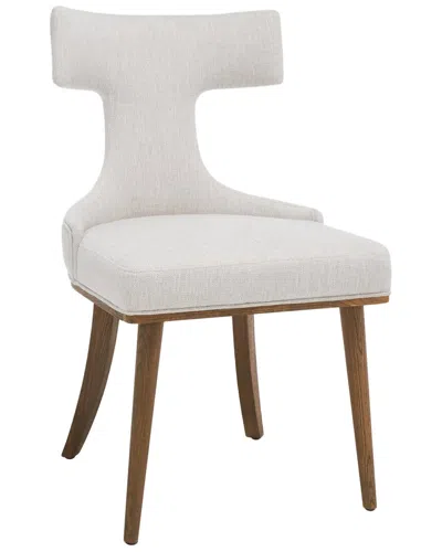 Safavieh Couture Krisalyn Linen Dining Chair In Taupe