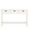 Safavieh Couture Landers 3 Drawer Console In White