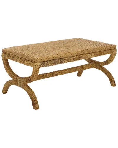 Safavieh Couture Larysa Abaca Coffee Table In Brown