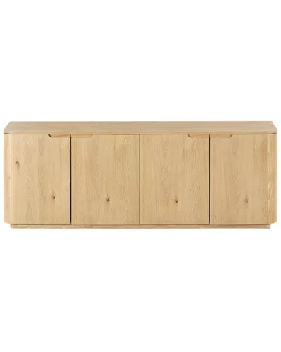 Safavieh Couture Liadonna 4 Door Wood Sideboard In Brown