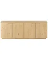 Safavieh Couture Liadonna 4 Door Wood Sideboard In Brown