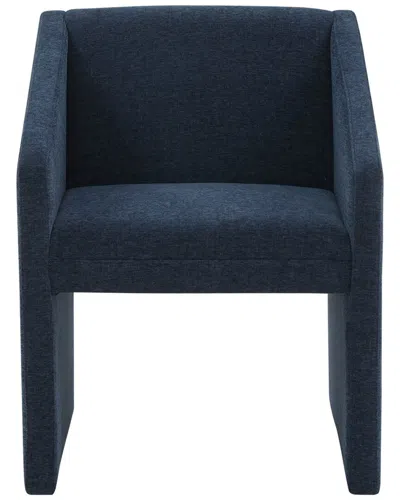 Safavieh Couture Liandra Upholstered Armchair In Blue