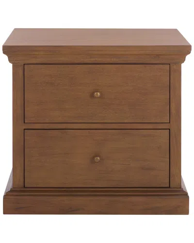 Safavieh Couture Lizzy 2-drawer Wood Nightstand In Brown