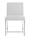 SAFAVIEH COUTURE SAFAVIEH COUTURE LOMBARDI CHROME DINING CHAIR