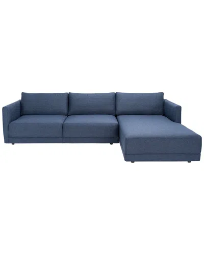 Safavieh Couture Ludovic Contemporary Sofa In Blue