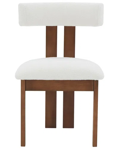 Safavieh Couture Macey Boucle Dining Chair In White