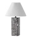 Safavieh Couture Mackenzie Square Marble Table Lamp In Gray