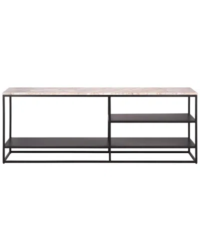 Safavieh Couture Macklyn Marble Console Table In Black