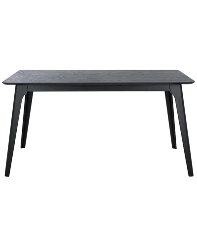 Safavieh Couture Madina Rectangle Wood Dining Table In Black