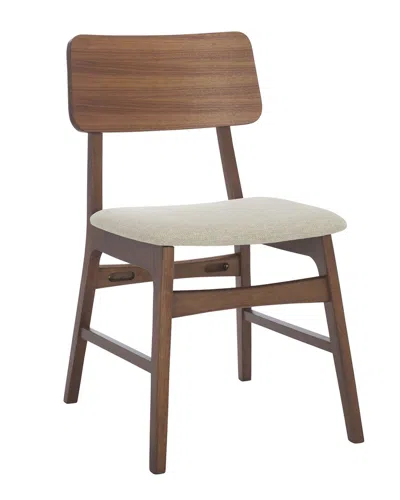 Safavieh Couture Madina Wood Dining Chair In Brown