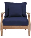 Safavieh Couture Martinique Wood Patio Armchair