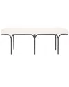 Safavieh Couture Marvin Boucle 48in Bench