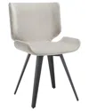Safavieh Couture Matty Scandinavian Dining Chair In Grey